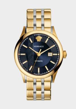 Replica Versace GOLD TONED AIAKOS AUTOMATIC Watch
